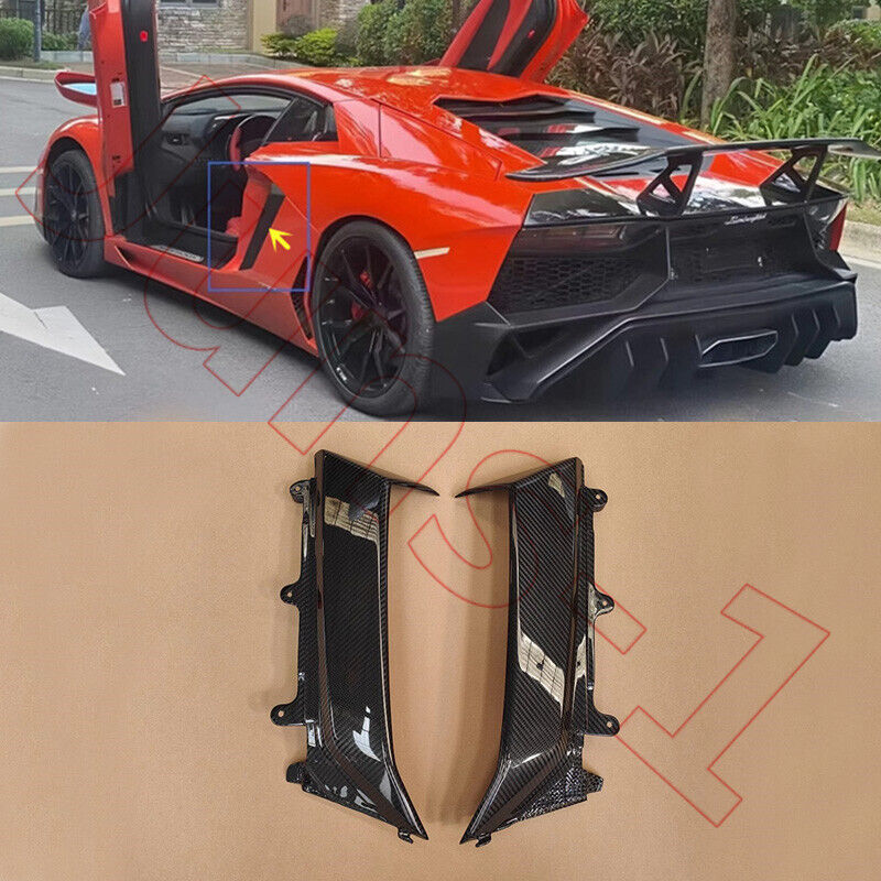 For Lamborghini Aventador LP700 Carbon Fiber Side Vent Air Intake Trim Cover