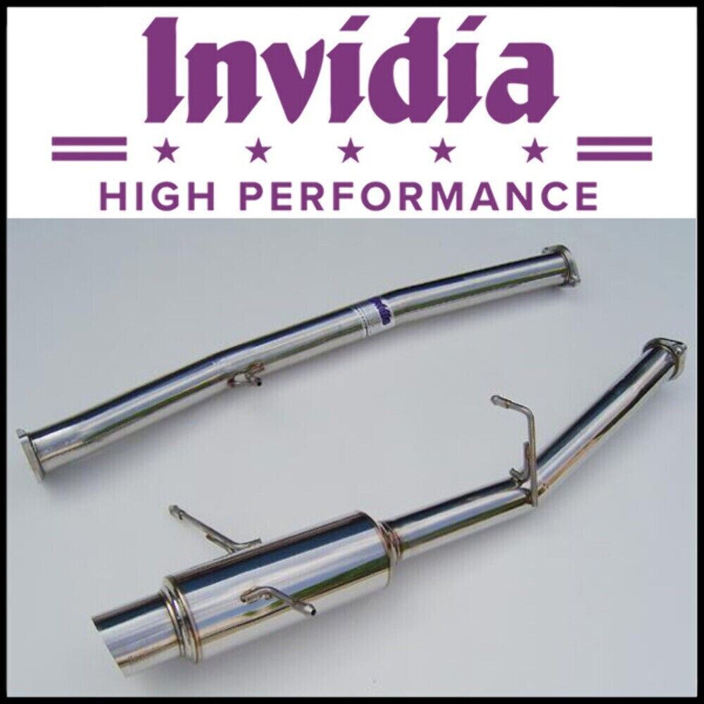 Invidia HS02SW1GTR Racing Cat-Back Exhaust System with Stainless Steel Tip