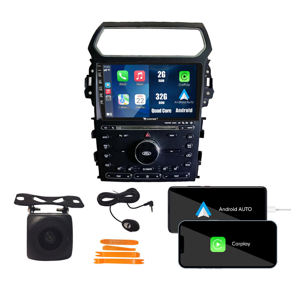 Car Radio for Ford Explorer 2011-2019 GPS Navi Android 12 2+32GB Stereo CarPlay