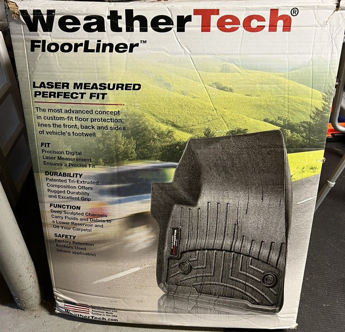 WeatherTech Floor Liners 46576-1-2 Acura MDX 14-20 Grey FRT & 2ND ROW