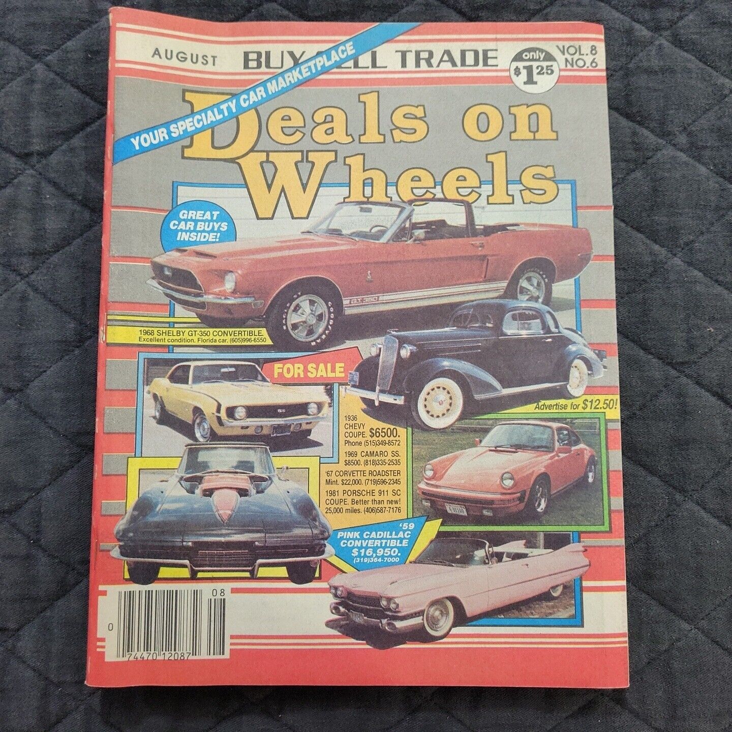 Vintage Buy Sell Trade August 1988 Deals On Wheels Specialty Car Magazine