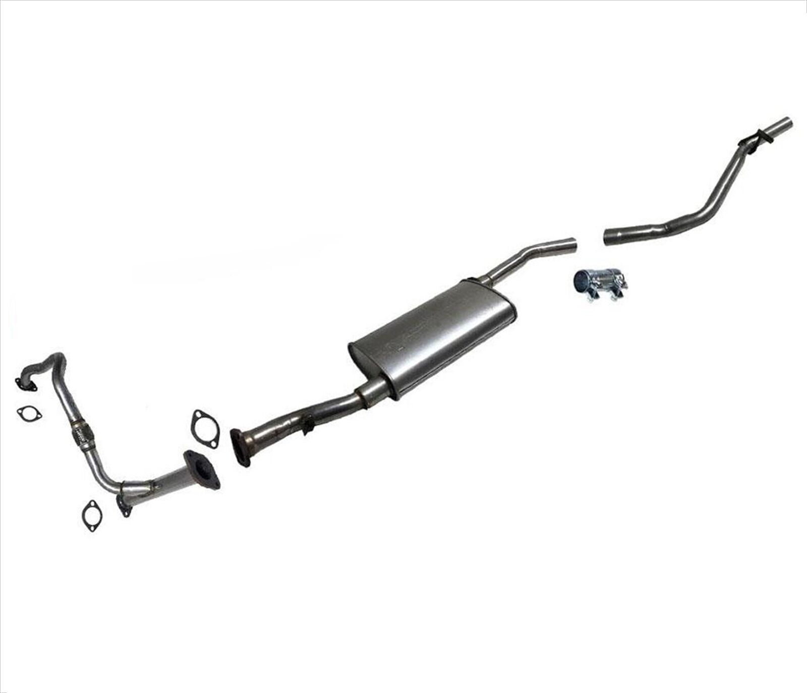 Exhaust System Pipe Muffler 3.3L Fits Nissan Xterra 00-02 4 Wheel Drive 4X4