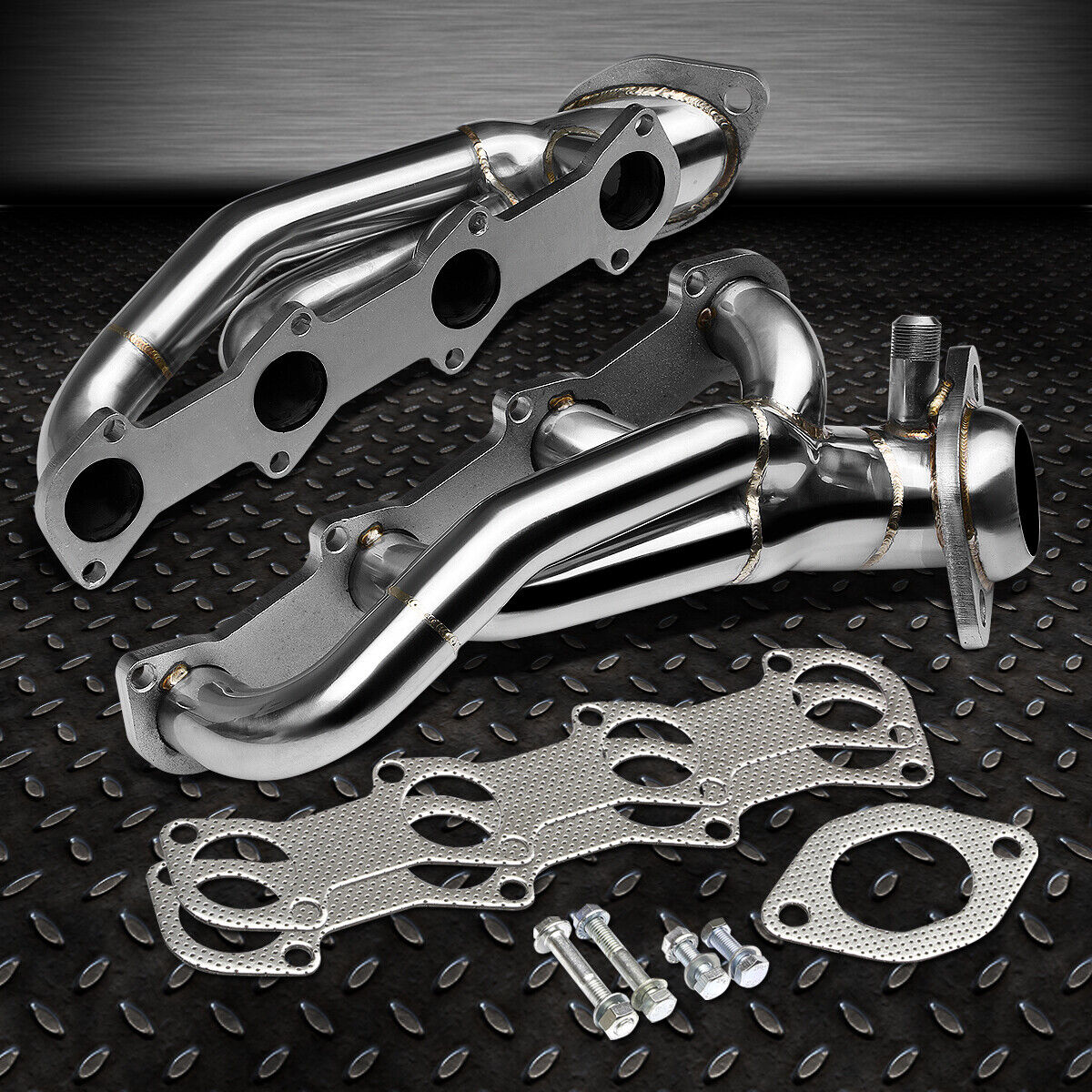 FOR 96-04 FORD MUSTANG GT 4.6L SOHC STAINLESS SHORTY EXHAUST MANIFOLD HEADER