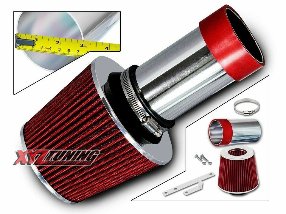 RED Short Ram Air Intake Kit + Filter For 98-04 300M / 94-01 LHS 3.5L V6