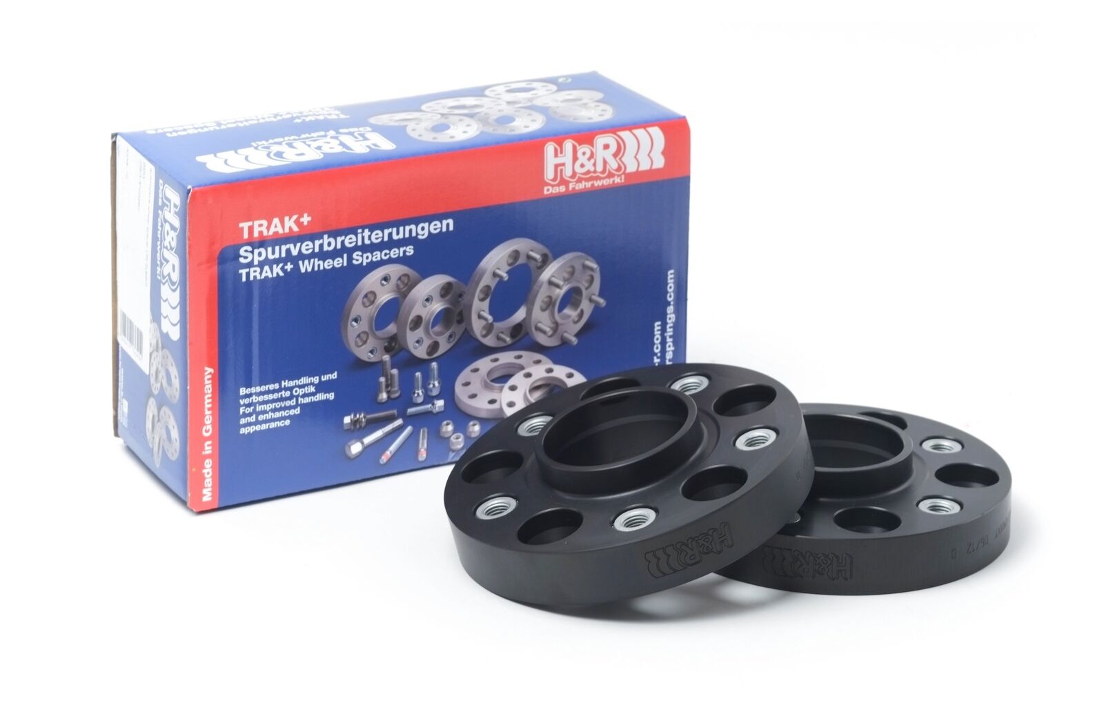 H&R 25mm Black Bolt On Wheel Spacers for 2006-2008 BMW Z4 M Coupe