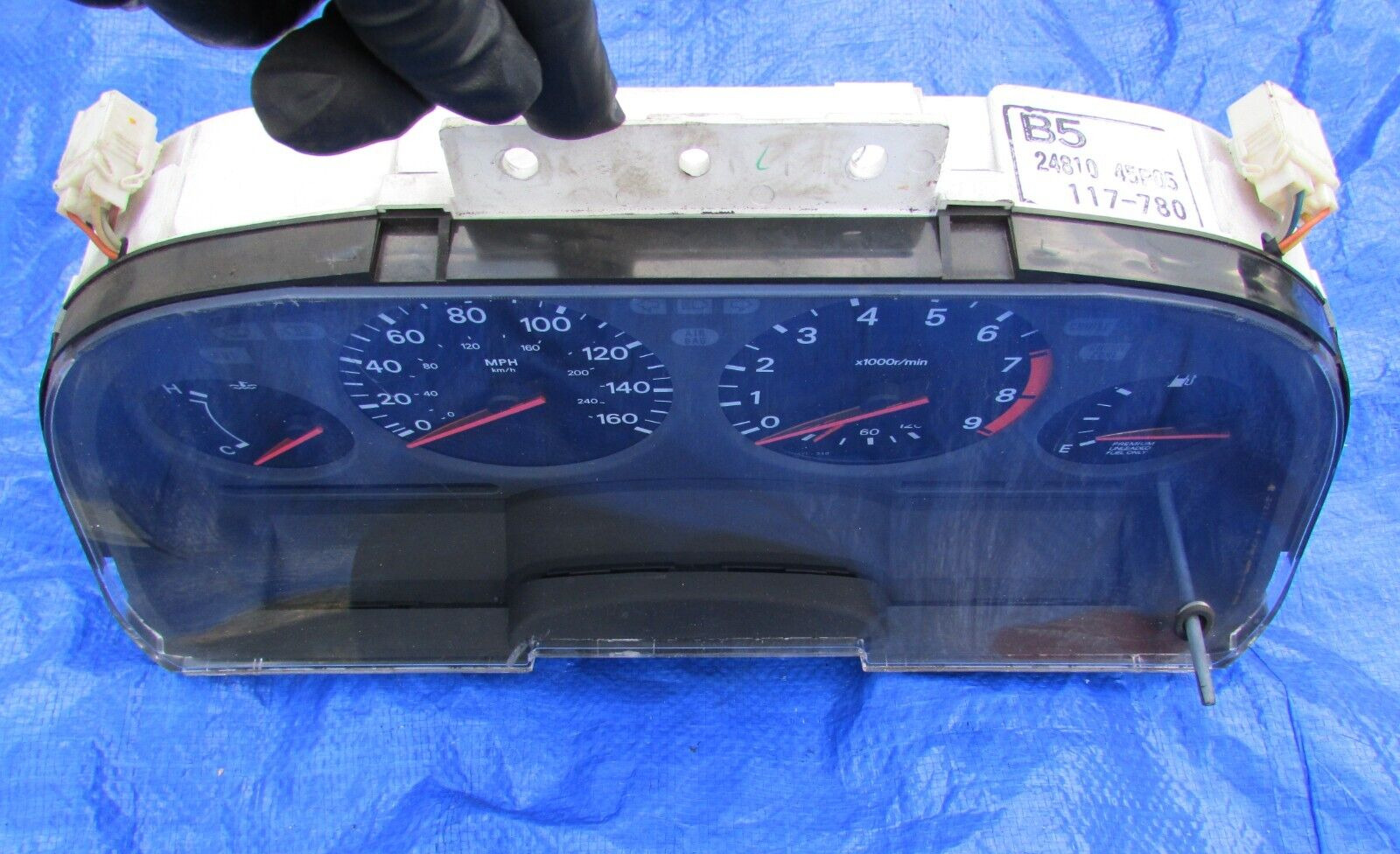1992-1996 Nissan 300zx 20s instrument cluster non turbo 5 speed 24810 45P05