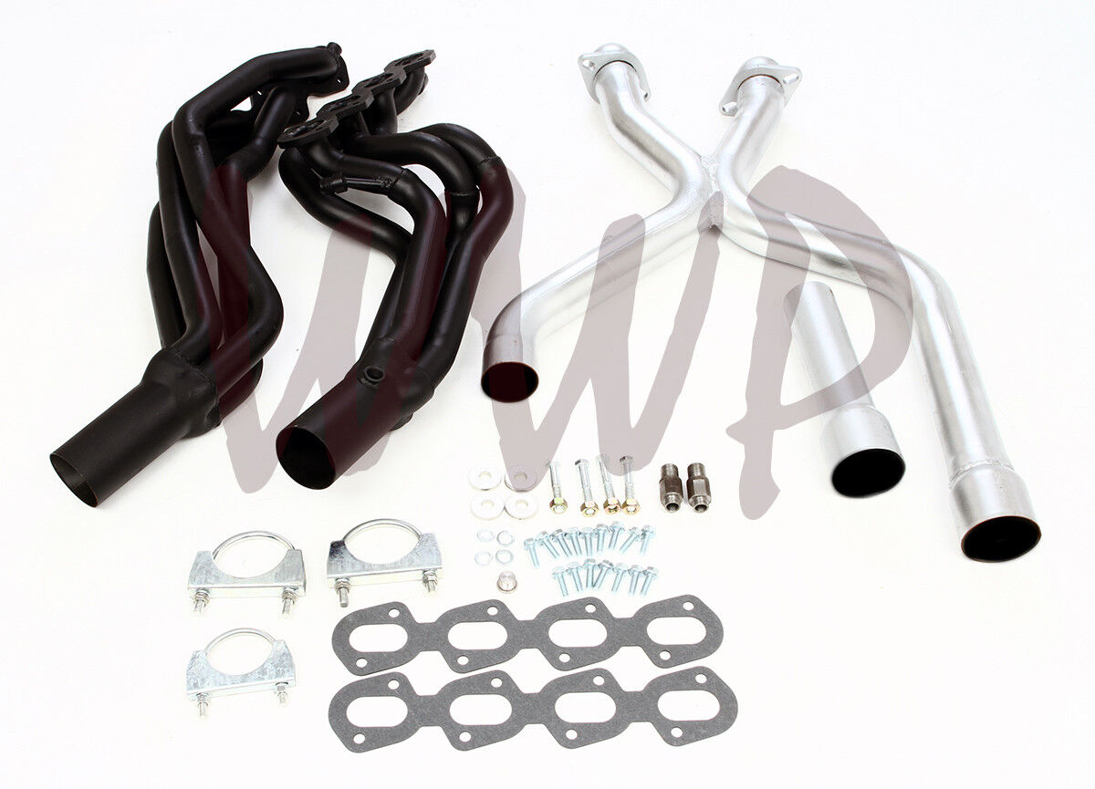 Black Performance Exhaust Header & X-Pipe 96-04 Ford Mustang Cobra/Mach 1 4.6L