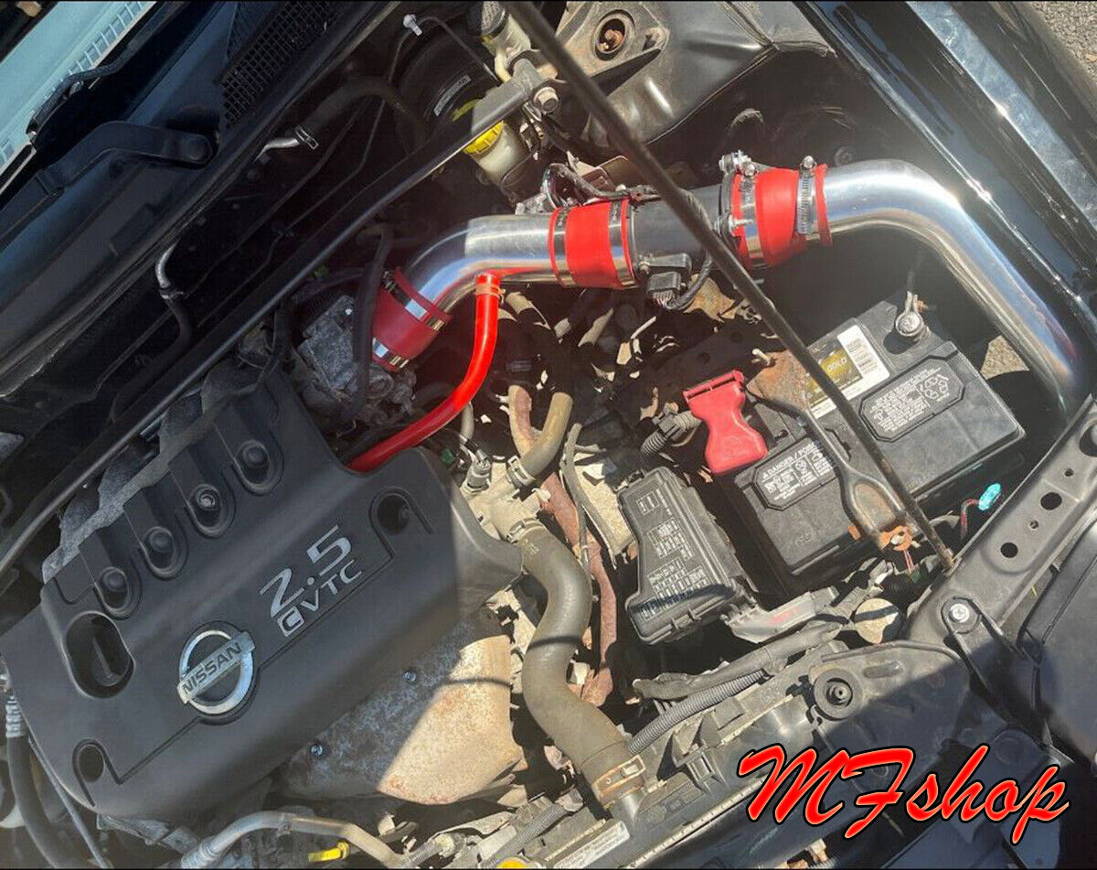 RED For 2002-2006 Nissan Sentra SER-R 2.5L L4 Cold Air Intake Kit + Filter