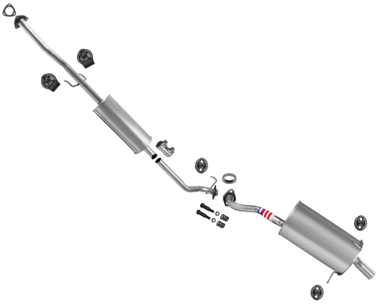Exhaust System Resonator Pipe Rear Muffler for 2010-2011 Honda CR-V CRV 2.4L