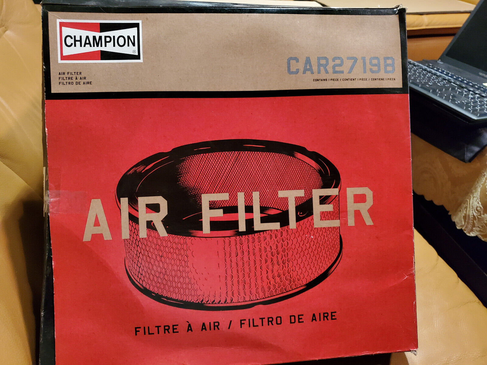 Champion Air Filter CAR2719B Scratch & Dent & Dusty Box