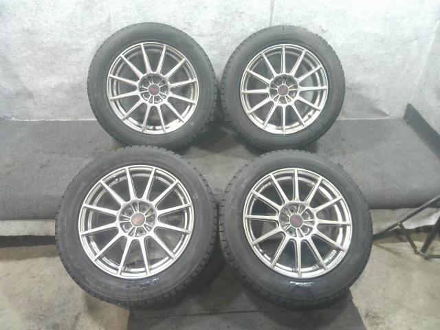 JDM Subaru Genuine Forester STI Aluminum Wheels 4wheels 225/55R17 7J 5 No Tires