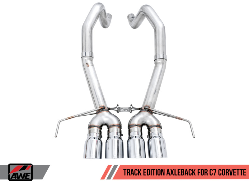 AWE Tuning AxleBack Exhaust w/Chrome Tips For 14-19 Chevy Corvette C7 Z06/ZR1