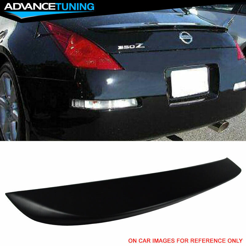For 03-09 Nissan 350Z Convertible OE Style Rear Trunk Spoiler Wing Unpainted ABS