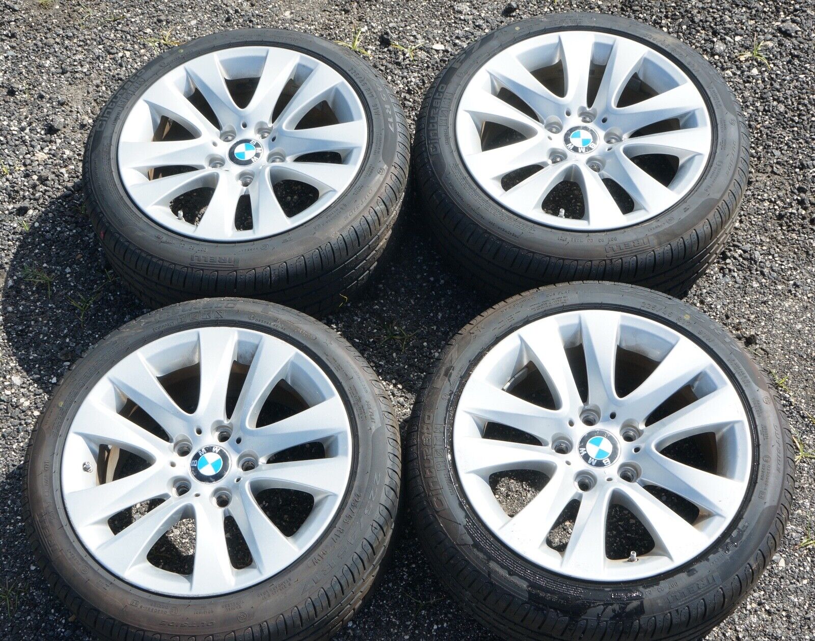 2007 - 2013 BMW 335i  328i CONVERTIBLE COUPE SET OF WHEEL AND TIRES 225/45 R17