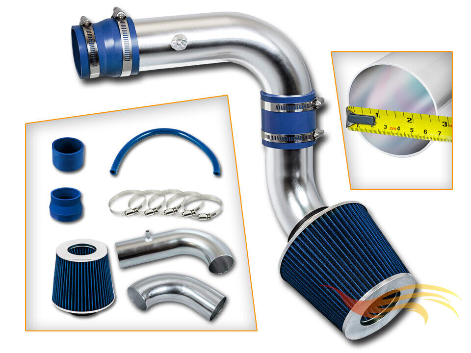 BCP BLUE 00-05 Dodge Neon 2.0L L4 Cold Air Intake System + Filter