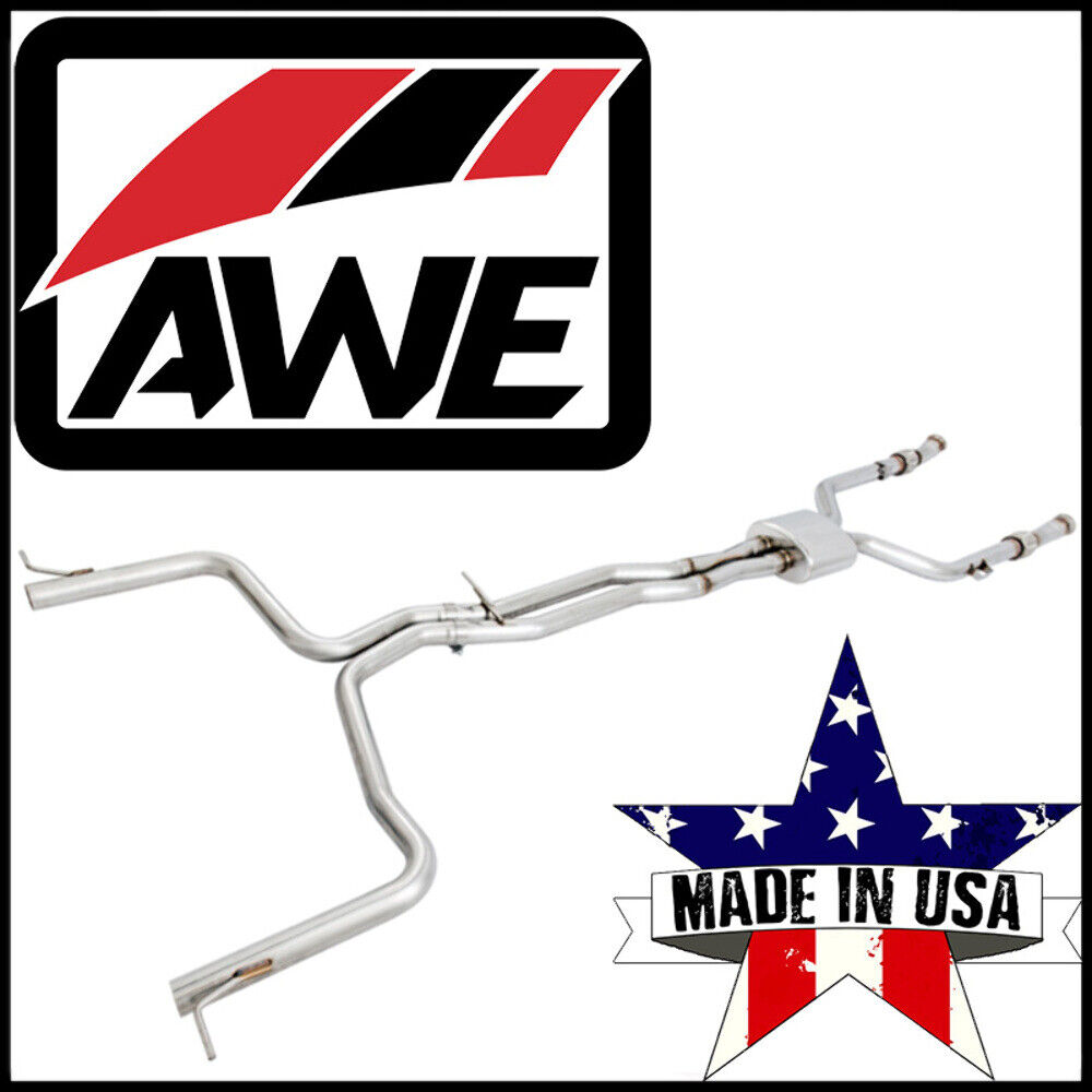 AWE Track Cat-Back Exhaust System fits 2017-23 Mercedes-Benz C43 AMG 4Matic 3.0L