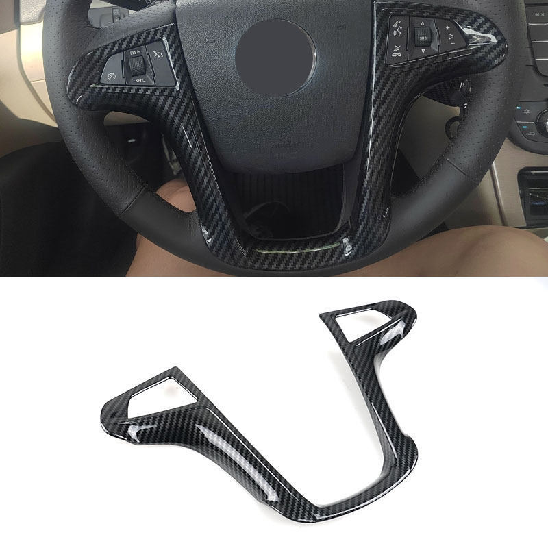 Carbon Black Steering Wheel Cover For Buick Lacrosse Regal For Chevrolet Equinox