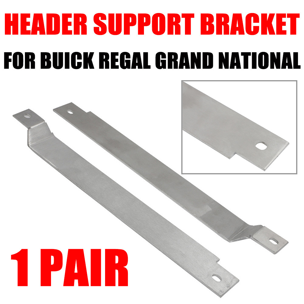 Pair For G Body Buick Regal Grand National Front Header Support Bracket Aluminum