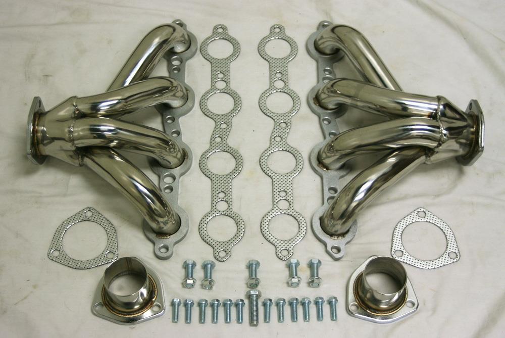Chevy LS1 LS6 Stainless Steel Block Hugger Tight Fit Exhaust Headers LS 1 LS 6
