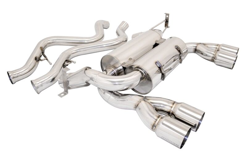 Megan Stainless Steel Axleback exhaust Fits BMW E90 M3 4DR 08-11 BE90M34D-SS