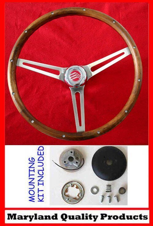1970-77 Mercury Comet Cougar Montego Marquis Grant Walnut Steering Wheel 15
