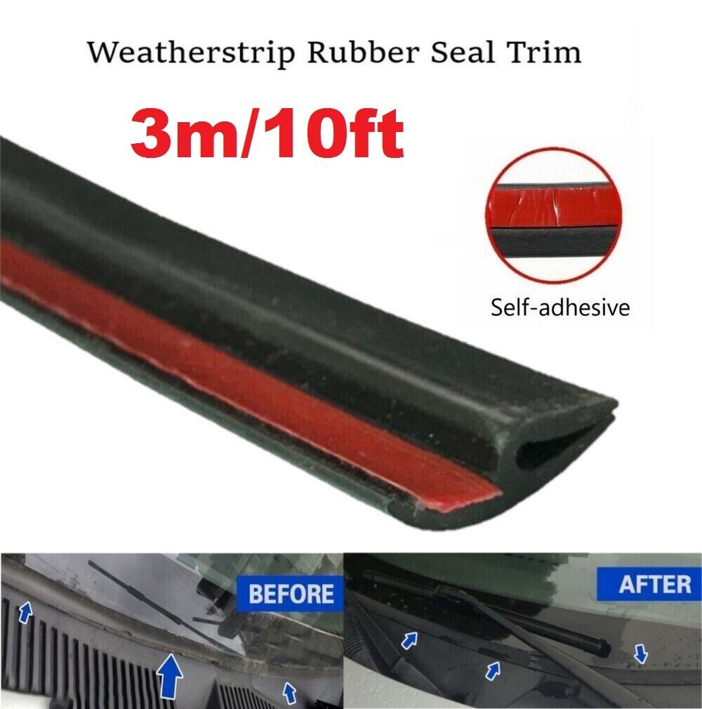 10Ft Car Door Edge Trim Guard Rubber Seal Strip Protector Fit for Mazda 3 Sport