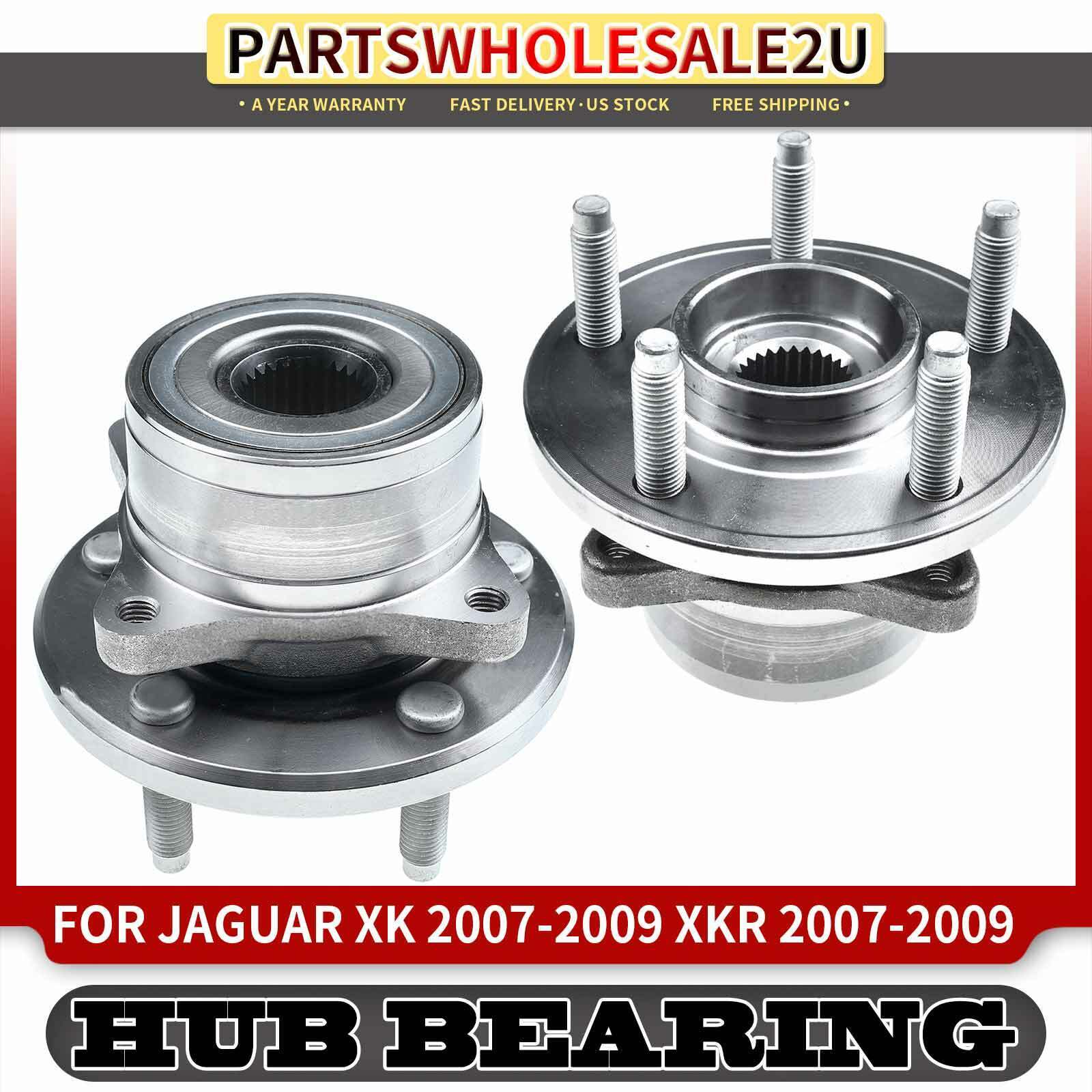 2x Rear Left & Right Wheel Hub Bearing Assembly for Jaguar XK XKR 2007 2008-2009