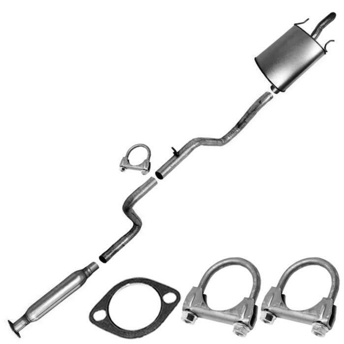 Resonator Pipe Mufler Exhaust System Kit fits: 2006 - 2011 Chevy Impala 3.5L