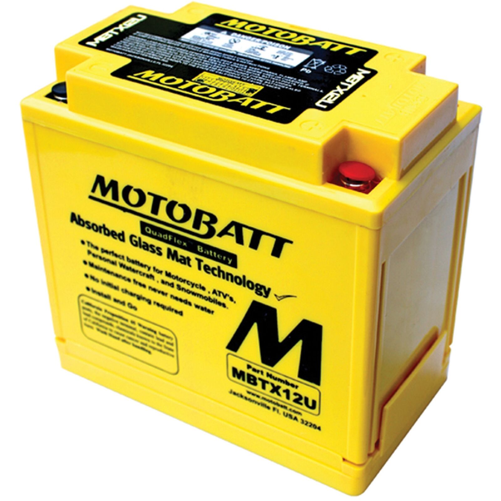 Motobatt Battery For Suzuki VL800 lntruder Volusia Boulevard C50 T M50 800 01-13