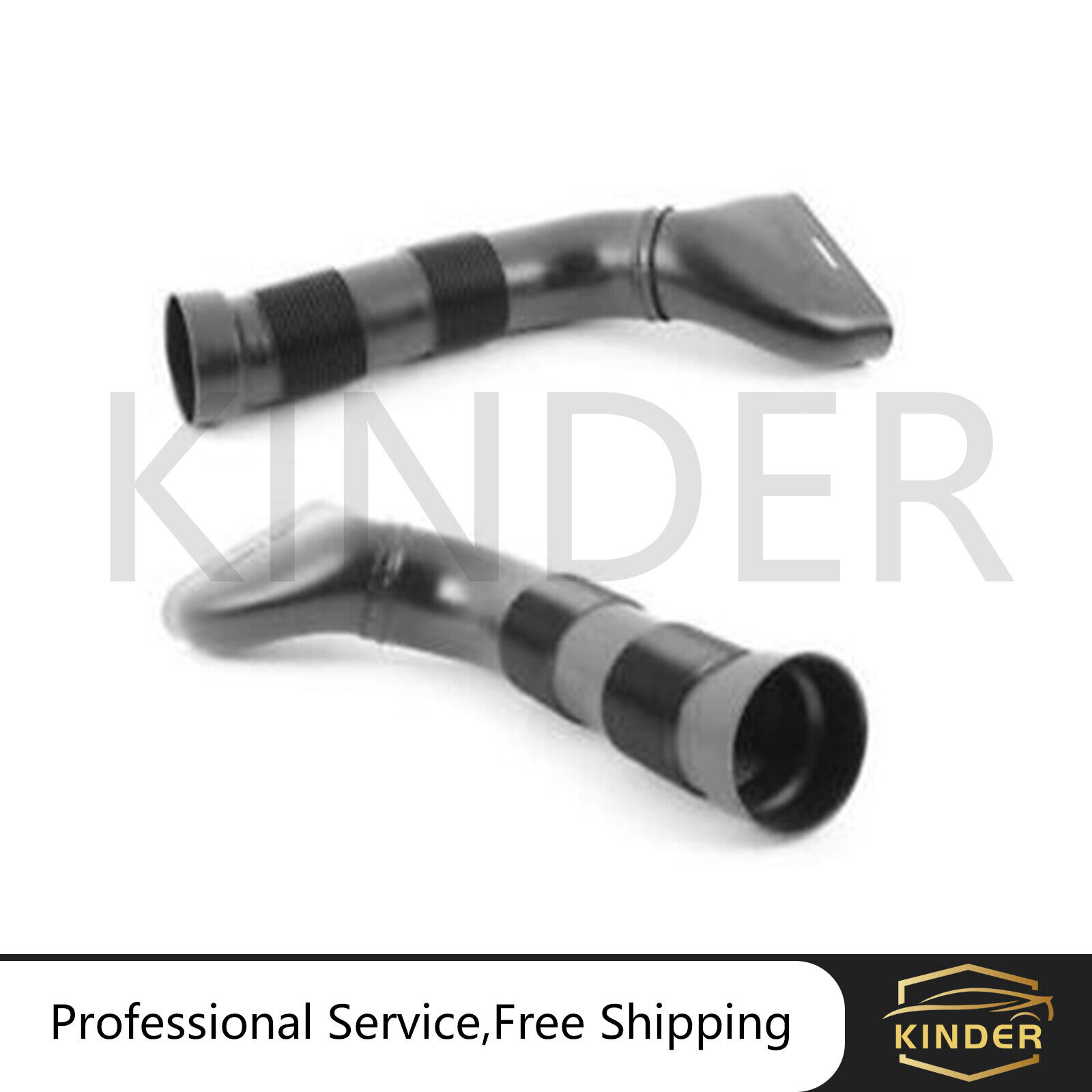 1Pair Left+Right Air Intake Duct Hose for Mercedes Benz W209 CLK320 CLK500
