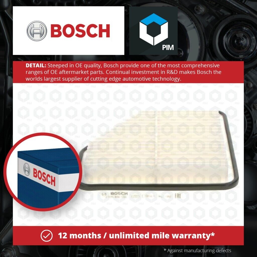 Air Filter fits LOTUS EXIGE 350S 3.5 2012 on 2GR-FE Bosch Top Quality Guaranteed