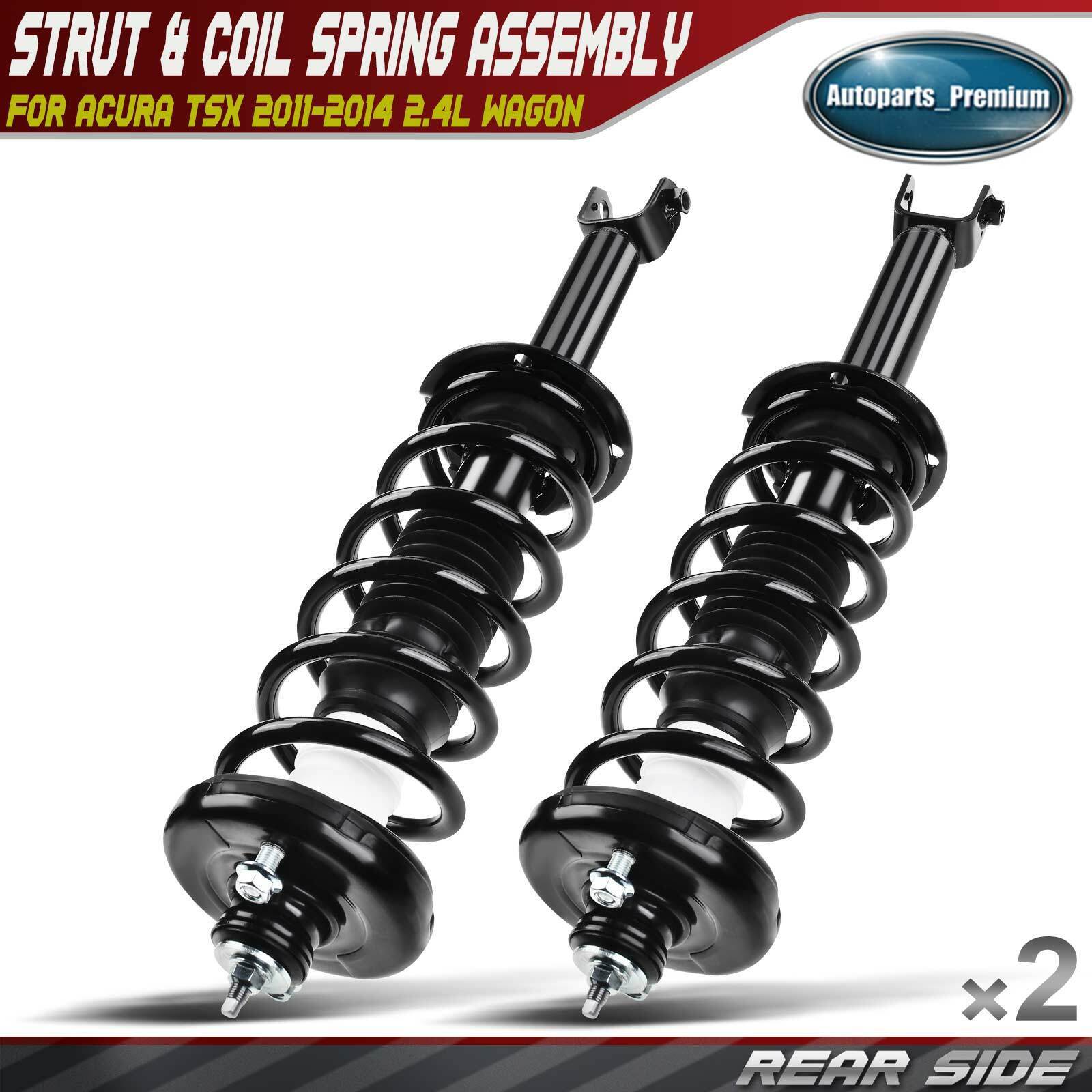Rear Complete Strut & Coil Spring Assembly for Acura TSX 2011-2014 L4 2.4L Wagon