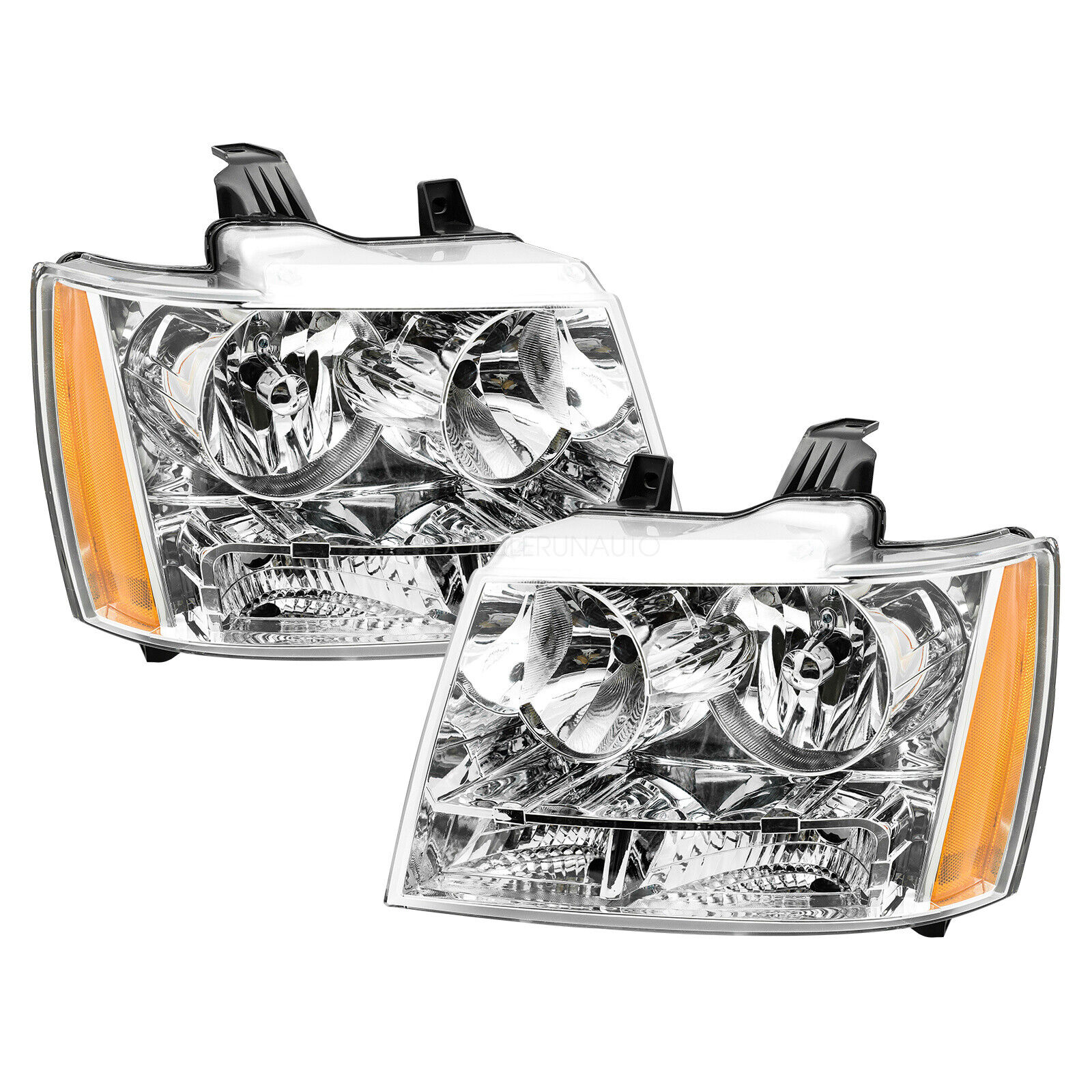 Headlight Lamp Left+Right Fit for 2007-2014 Chevy Avalanche/Suburban/Tahoe