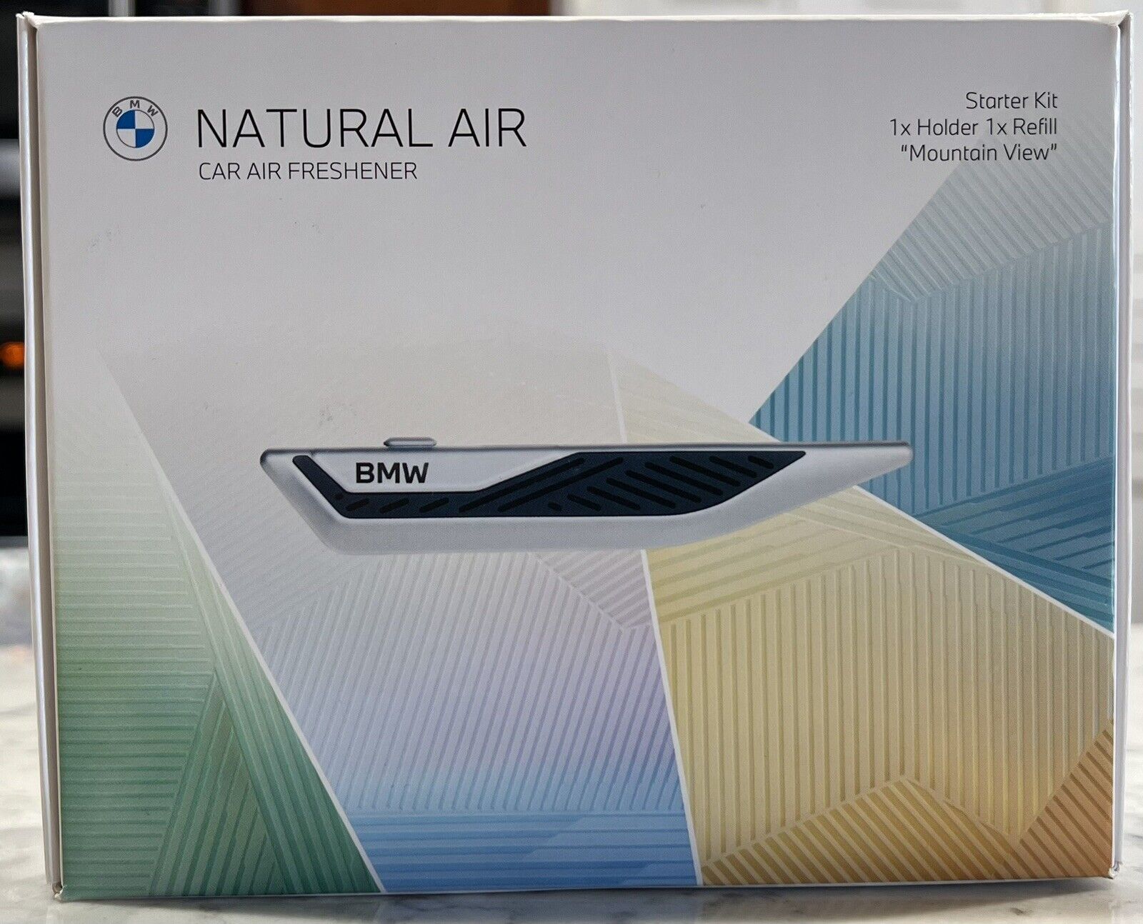BMW  NATURAL AIR Car Air Freshener Starter  Kit Mountain View Scent OEM