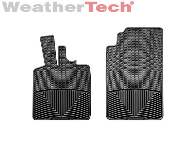 WeatherTech All-Weather Floor Mats for 2008-2011 Smart Car Fortwo 1st Row Black