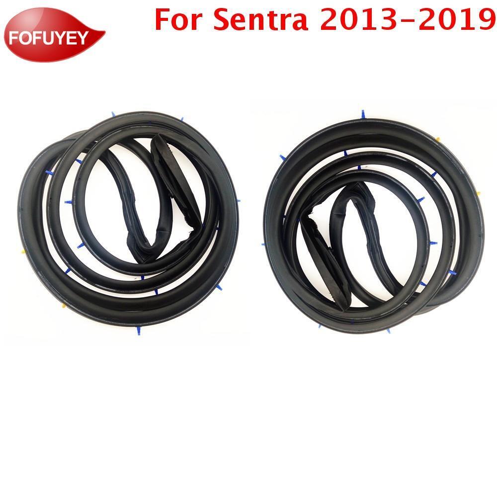For Nissan SENTRA 2013-2019 Rear Pair Door Silence Weatherstripping Seals