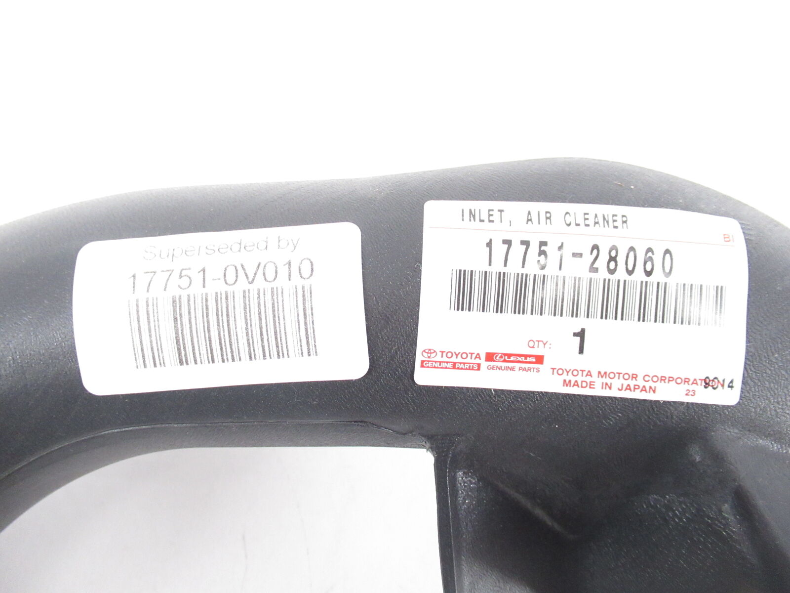 Genuine OEM Toyota 17751-0V010 Air Cleaner Inlet Assy 2006-2012 RAV4