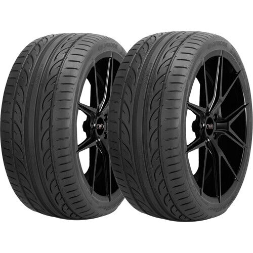 (QTY 2) 325/30ZR19 Hankook Ventus V12 evo2 K120 105Y XL Black Wall Tires