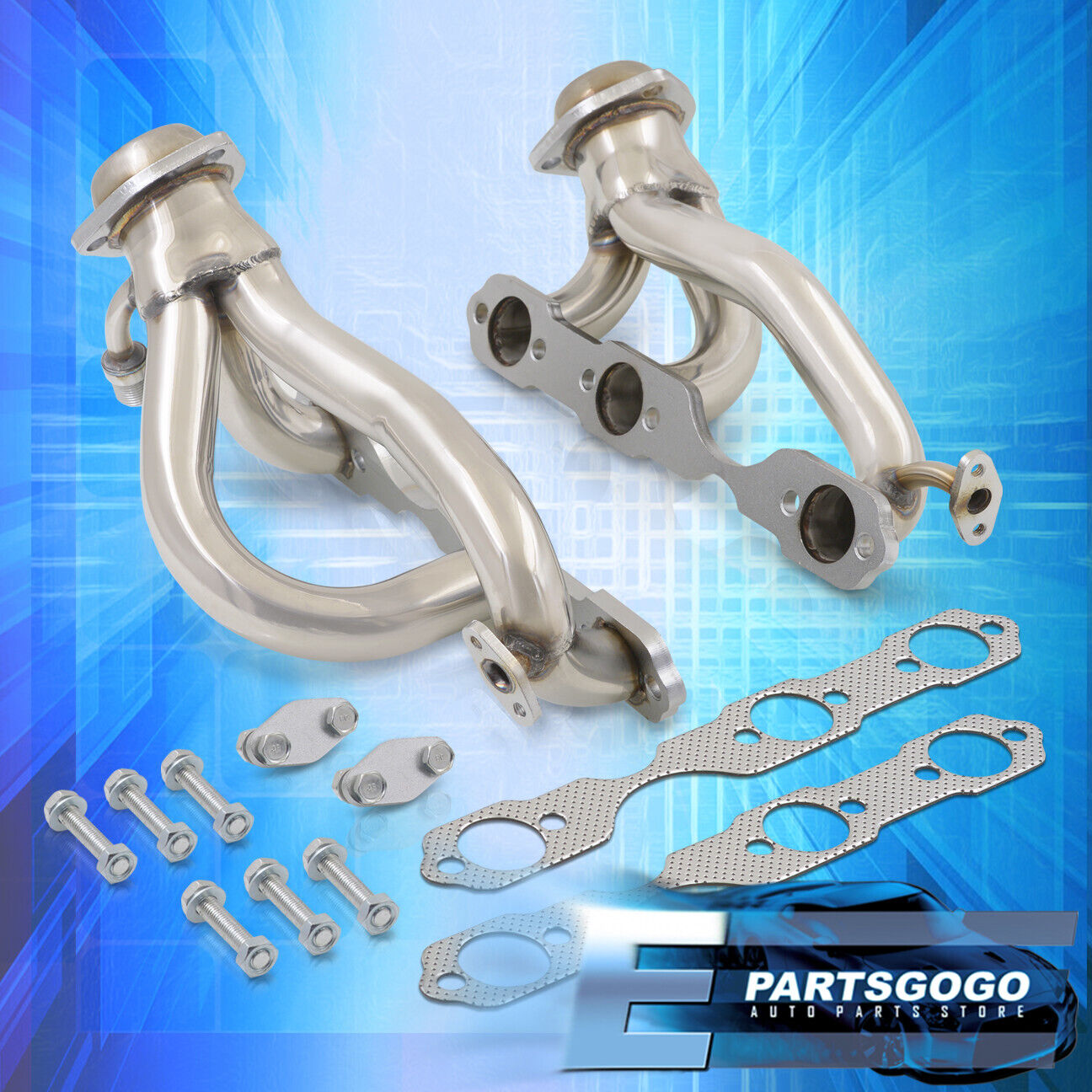 For 96-01 Chevy S10 Blazer Sonoma 4.3L V6 4WD Stainless Exhaust Header Manifold