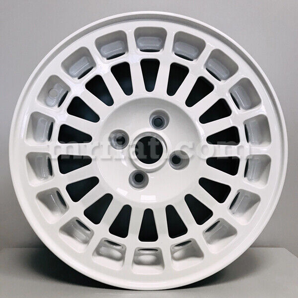 Lancia Delta Montecarlo HF Integrale 7 x 15 5x98 White Replica Wheel New