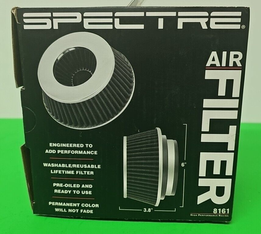 Spectre 8161 Performance Universal Clamp-On Air Filter: Round Reverse Tapered