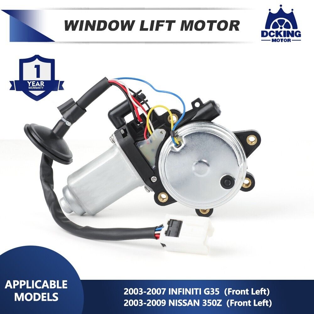 Window Motor For 03-07 Infiniti G35 And 03-09 Nissan 350Z Front Left Driver Side