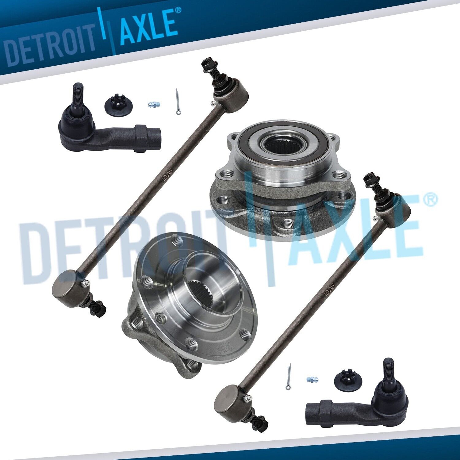 Front Wheel Bearing Hub Outer Tierod Sway Bar for 2013 2014 2015 2016 Dodge Dart
