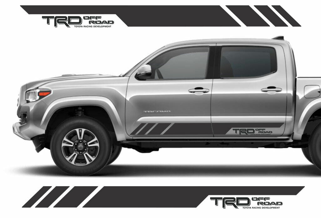 TRD Off Road Doors Vinyl Decals Sticker for Toyota Tacoma Tundra Truck set of 2