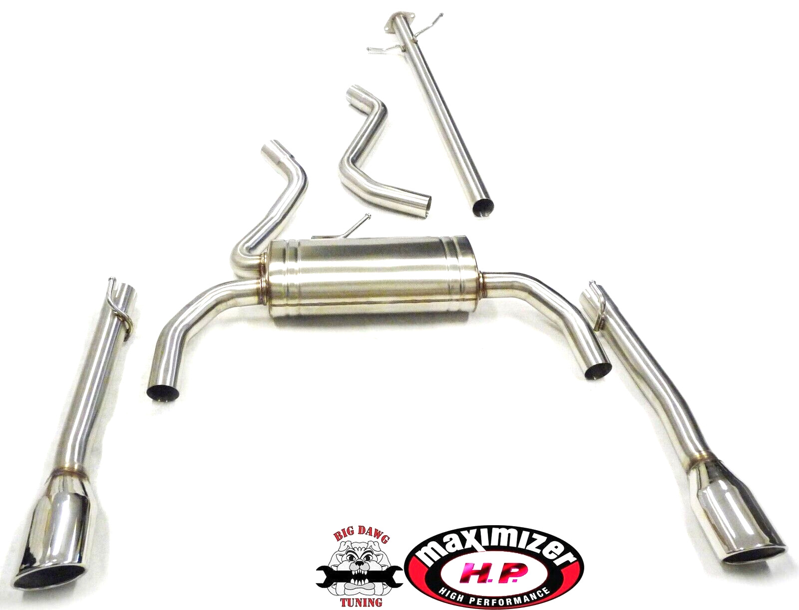 Catback Exhaust Fits For 13 thru 2016 Dodge Dart 1.4L By MHP 