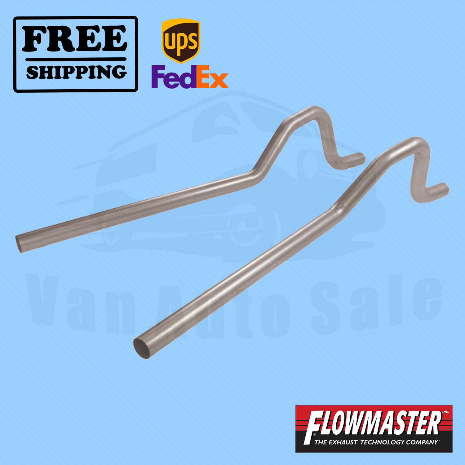 Exhaust Tail Pipe FlowMaster for 1968-1974 Plymouth Road Runner