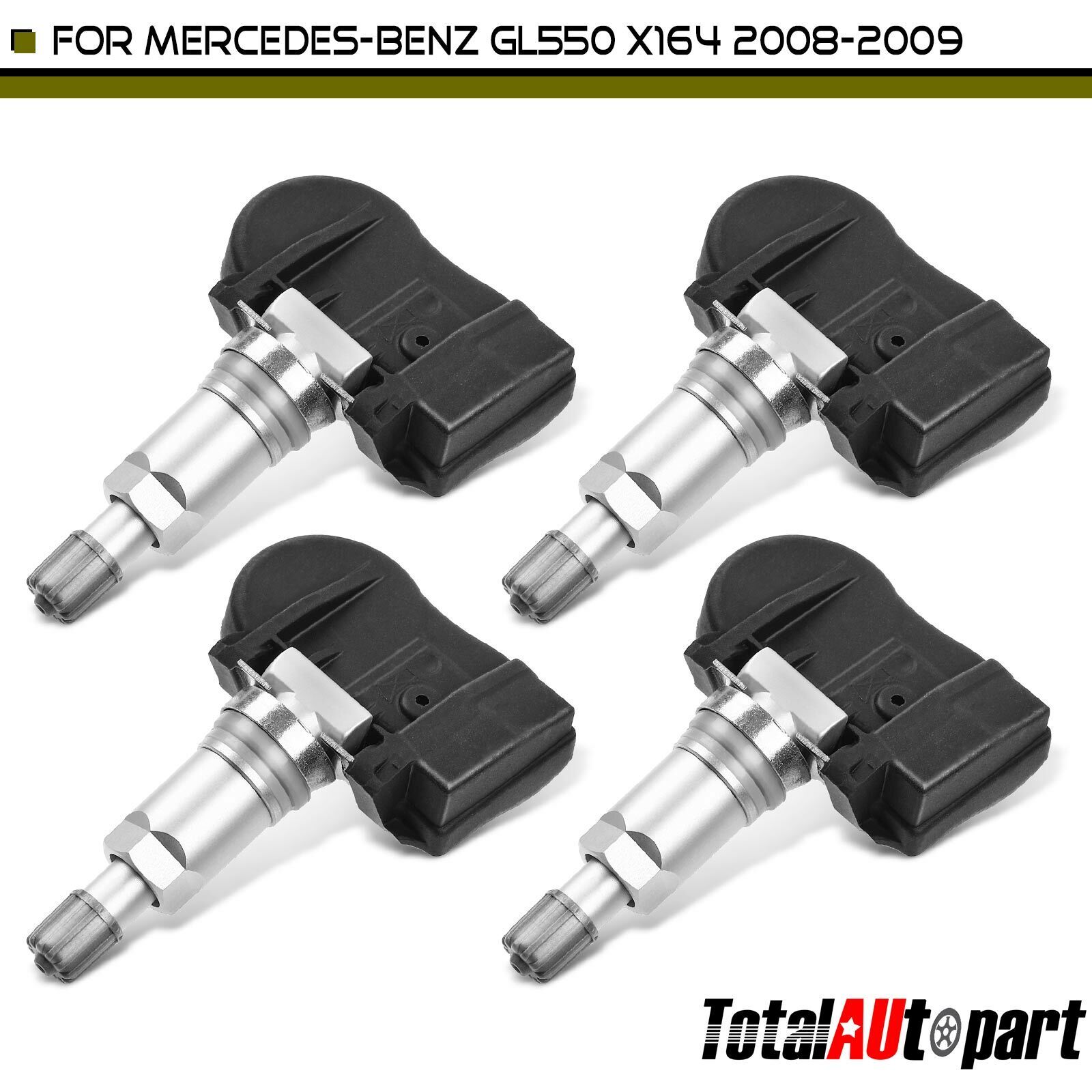 4x Tire Pressure Monitoring System Sensor for Mercedes-Benz ML500 W164 CLS550