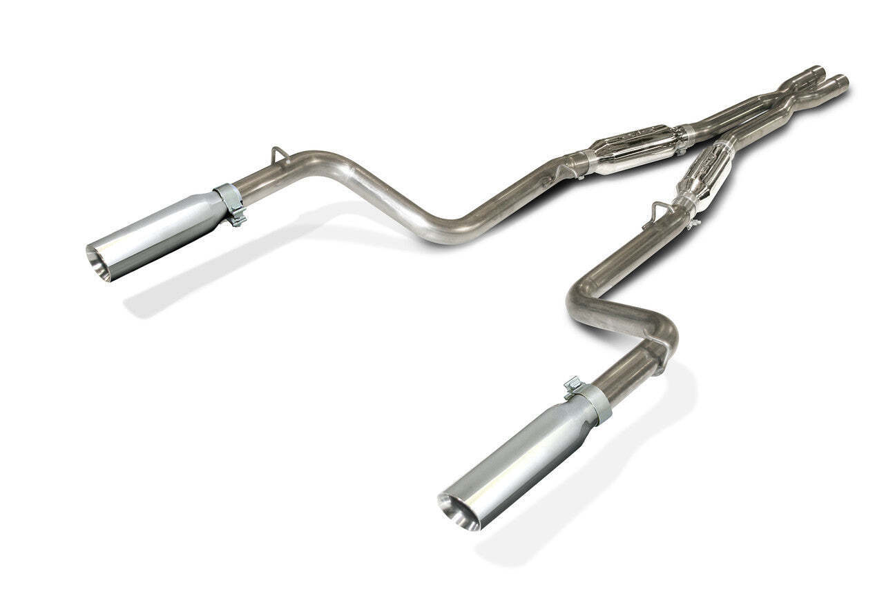 2005-2010 Dodge Charger 5.7L SLP Loud Mouth Cat Back Exhaust System Kit 3.5 Tips