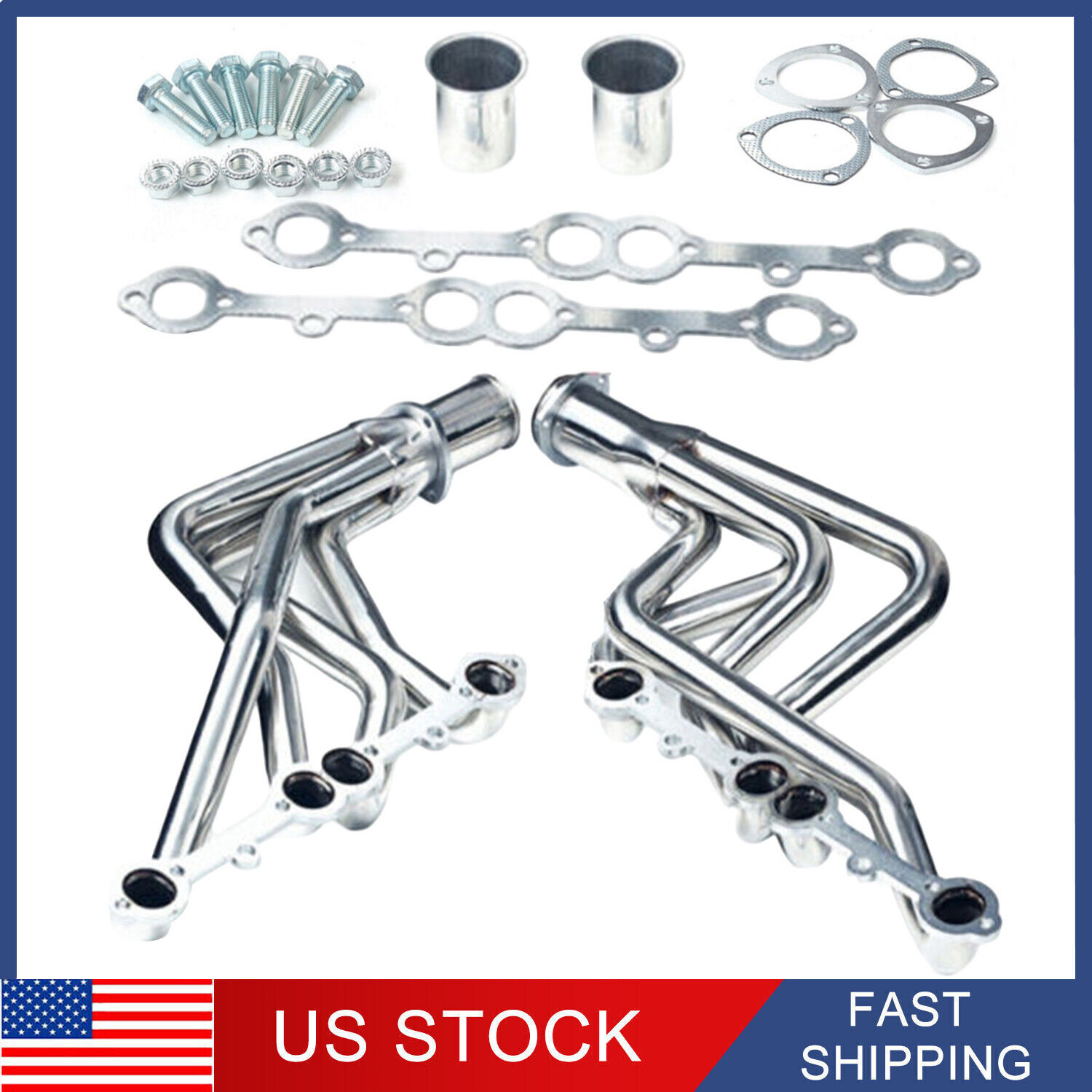 Stainless Steel Headers for 1973-1985 Chevy Truck Blazer Suburban 2wd/4wd