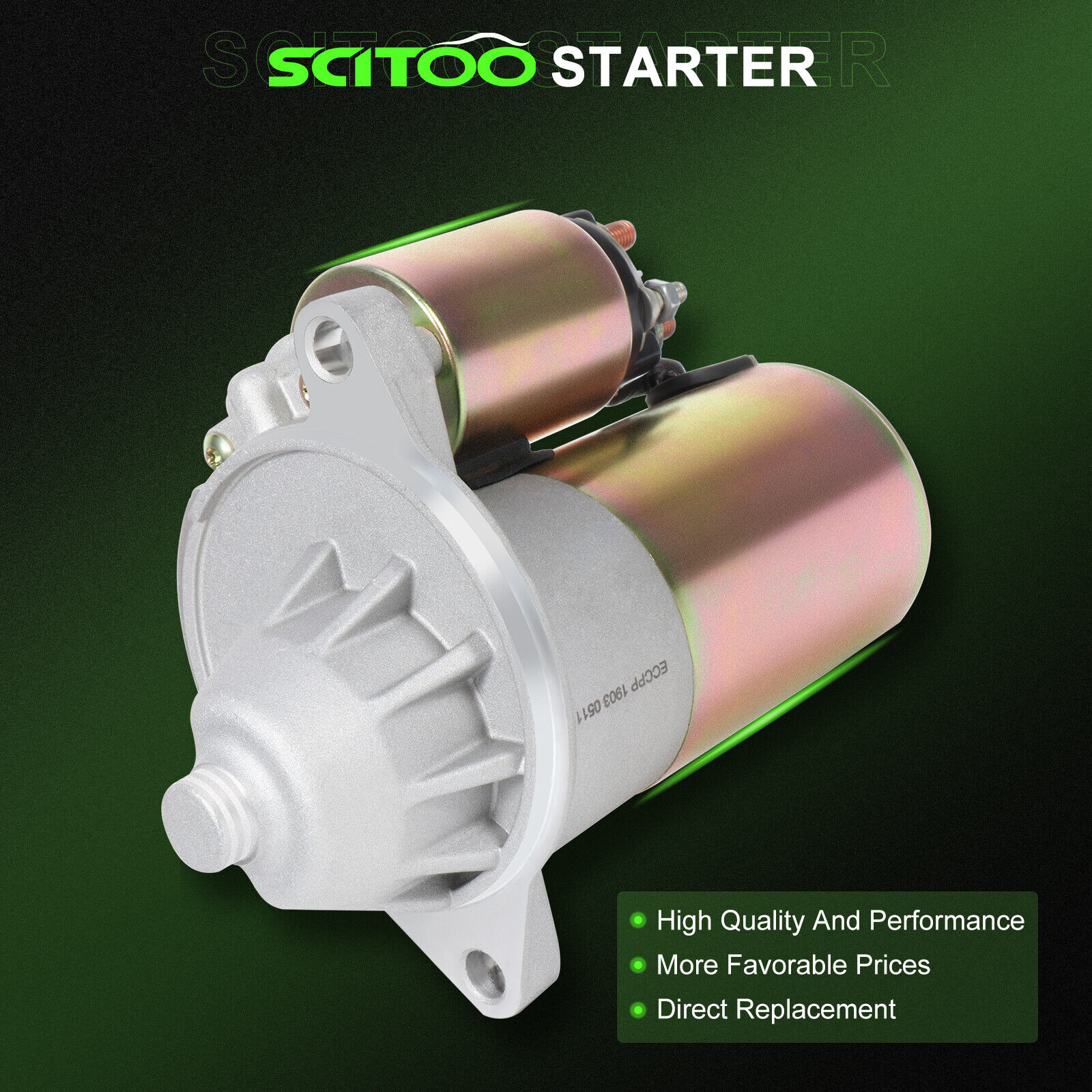 SCITOO Starter 4.9L 4.9 5.0L 5.8L For Ford F150 F250 Auto Trans 92 93 94 95 96